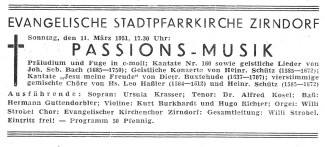 Passionsmusik 1951
