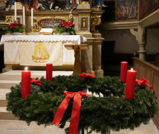 Adventskranz am 2. Adventssonntag