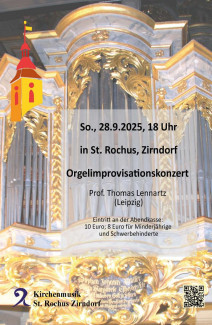 Plakat Orgelimprovisationskonzert