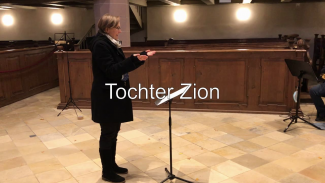 Posaunenchor mit dem Lied "Tochter Zion"